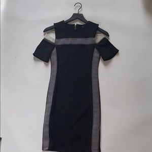 Topshop black short dress